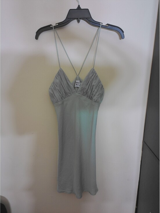 Princess Polly Dresses & Skirts - Princess Polly Mini Slip Dress Womens Sage Green Y2K Inspired Cami Size 6